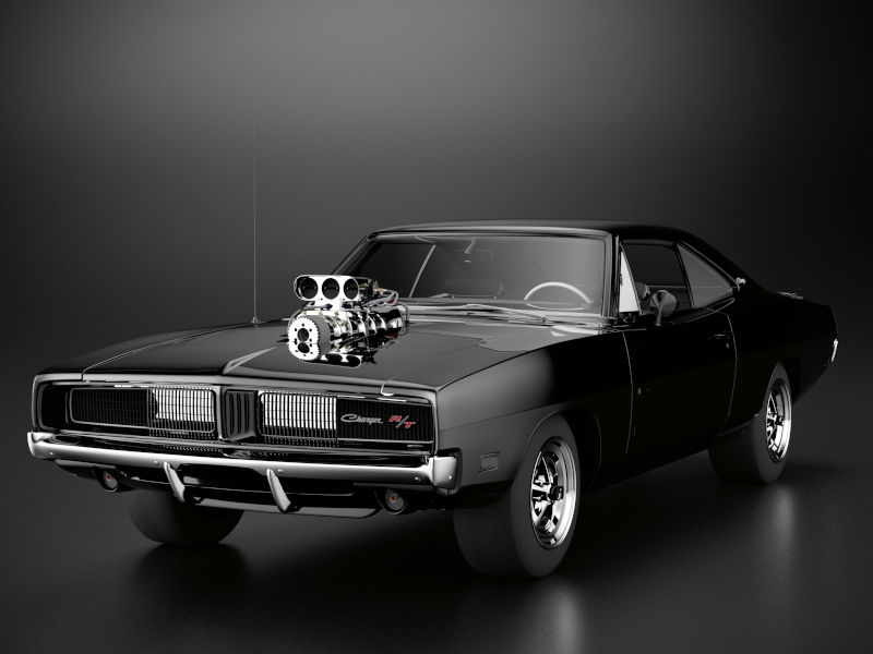 3D Render — Charger 69